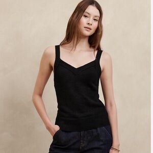 Banana Republic Wide-Trim Sweater Tank NWT